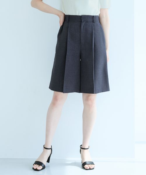 Andemiu 【セットアップ対応】リネンライクハーフパンツ ナチュラル S ウィメンズボトムス_AM アンデミュウ 494245 and ST アンドエスティ(旧ドットエスティ) Andemiu 【セットアップ対応】リネンライクハーフパンツ ナチュラル S ウィメンズボトムス_AM アンデミュウ 494245 and ST アンドエスティ(旧ドットエスティ)