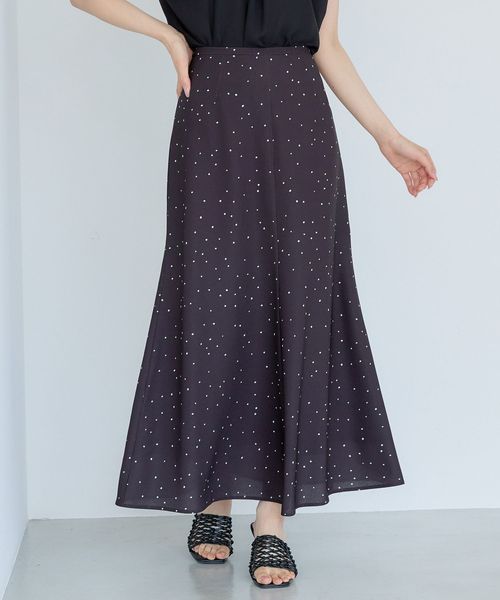 Andemiu アソートフレアスカート ブラック M ウィメンズボトムス アンデミュウ 577880 and ST アンドエスティ(旧ドットエスティ) Andemiu アソートフレアスカート ブラック M ウィメンズボトムス アンデミュウ 577880 and ST アンドエスティ(旧ドットエスティ)