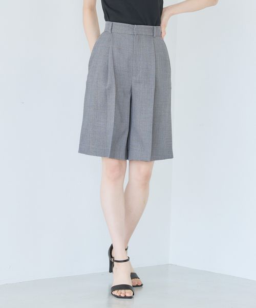 Andemiu 【セットアップ対応】ライトハーフパンツ チャコールグレー M ウィメンズボトムス アンデミュウ 578205 and ST アンドエスティ(旧ドットエスティ) Andemiu 【セットアップ対応】ライトハーフパンツ チャコールグレー M ウィメンズボトムス アンデミュウ 578205 and ST アンドエスティ(旧ドットエスティ)