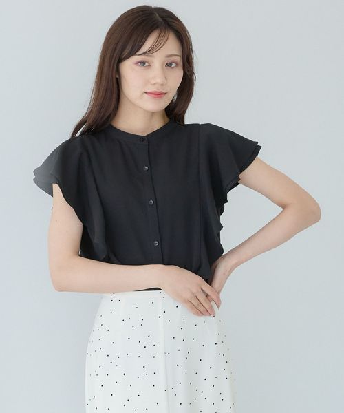 Andemiu 2WAYラッフルブラウス ブラック FREE ウィメンズインナー アンデミュウ 579750 and ST アンドエスティ(旧ドットエスティ) Andemiu 2WAYラッフルブラウス ブラック FREE ウィメンズインナー アンデミュウ 579750 and ST アンドエスティ(旧ドットエスティ)