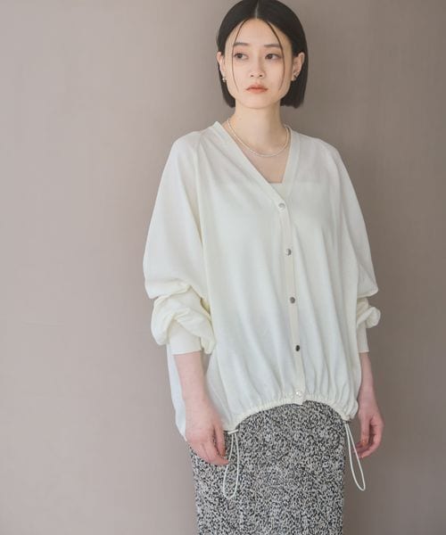 apart by lowrys 【UVカット】ドロストBIG Vカーディガン オフホワイト FREE ウィメンズインナー アパートバイローリーズ 111881 and ST アンドエスティ(旧ドットエスティ) apart by lowrys 【UVカット】ドロストBIG Vカーディガン オフホワイト FREE ウィメンズインナー アパートバイローリーズ 111881 and ST アンドエスティ(旧ドットエスティ)