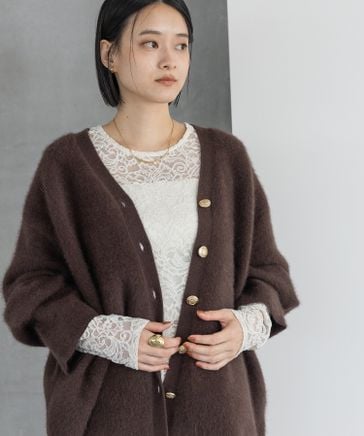 再入荷・新色追加】CNラクーンコンVカーディガン | [公式