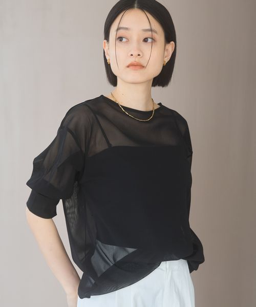 apart by lowrys チュールパフプルオーバー_半袖 ブラック FREE ウィメンズインナー アパートバイローリーズ 126838 and ST アンドエスティ(旧ドットエスティ) apart by lowrys チュールパフプルオーバー_半袖 ブラック FREE ウィメンズインナー アパートバイローリーズ 126838 and ST アンドエスティ(旧ドットエスティ)