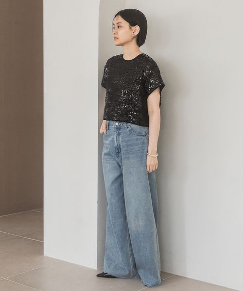 OUTLET ITEM】スパンコールTシャツ | [公式]アパートバイ （A