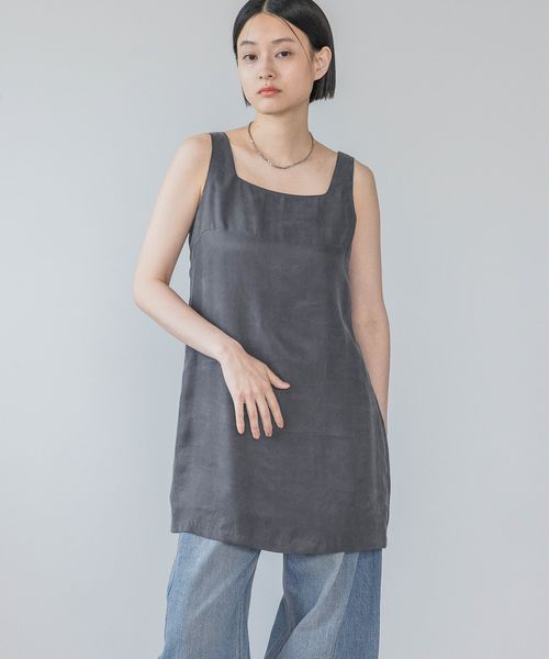 apart by lowrys 【OUTLET ITEM】キュプラチュニック_ノースリーブ チャコールグレー FREE ウィメンズインナー アパートバイローリーズ 135099 and ST アンドエスティ(旧ドットエスティ) apart by lowrys 【OUTLET ITEM】キュプラチュニック_ノースリーブ チャコールグレー FREE ウィメンズインナー アパートバイローリーズ 135099 and ST アンドエスティ(旧ドットエスティ)