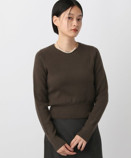 apart by lowrys カシミヤライクコットンショートプルオーバー ブラウン FREE ウィメンズインナー アパートバイローリーズ 146988 and ST アンドエスティ(旧ドットエスティ) apart by lowrys カシミヤライクコットンショートプルオーバー ブラウン FREE ウィメンズインナー アパートバイローリーズ 146988 and ST アンドエスティ(旧ドットエスティ)
