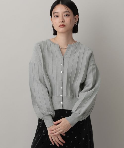 apart by lowrys アイレットアミショートカーディガン ライトグレー FREE ウィメンズインナー アパートバイローリーズ 178980 and ST アンドエスティ（旧ドットエスティ）