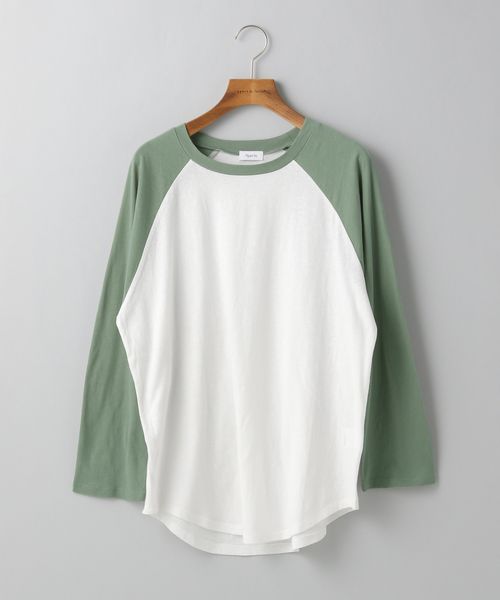 シアーラグランキリカエＴシャツ_長袖 フリーサイズ