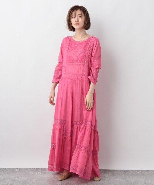 India Is Beautiful コットンリバーレースワンピース 公式 アパートバイローリーズ Apart By Lowrys 通販