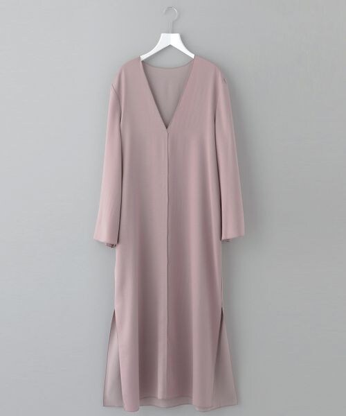 E Rm サテンフカvネックマキシワンピース 公式 アパートバイローリーズ Apart By Lowrys 通販