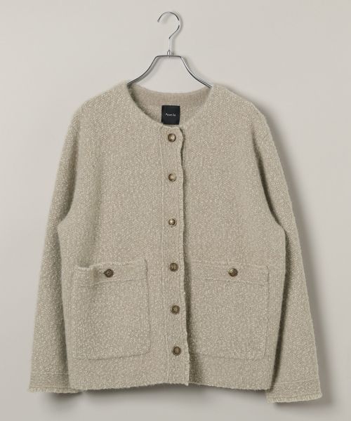 apart by lowrys 【セットアップ対応】アンゴラウールツイードカーディガン ライトベージュ FREE ウィメンズインナー アパートバイローリーズ 242901 and ST アンドエスティ(旧ドットエスティ) apart by lowrys 【セットアップ対応】アンゴラウールツイードカーディガン ライトベージュ FREE ウィメンズインナー アパートバイローリーズ 242901 and ST アンドエスティ(旧ドットエスティ)