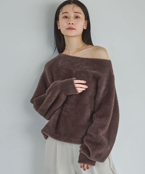 apart by lowrys ウォームニットシャギープルオーバー ブラウン FREE ウィメンズインナー アパートバイローリーズ 242920 and ST アンドエスティ(旧ドットエスティ) apart by lowrys ウォームニットシャギープルオーバー ブラウン FREE ウィメンズインナー アパートバイローリーズ 242920 and ST アンドエスティ(旧ドットエスティ)