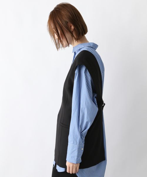 【2022春夏新作】 ¥11,000税込 【セットアップ対応】Poバックシャンベスト - ベスト/ジレ
