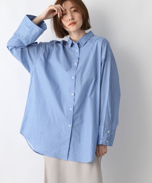 一部カラーsale価格 コットンストライプシャツ 公式 アパートバイローリーズ Apart By Lowrys 通販