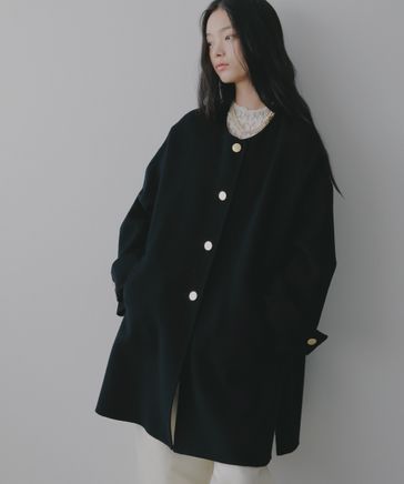 apart by lowrys casheepノーカラーコート A part by（アパートバイ）の「casheepノーカラーコート（ノー