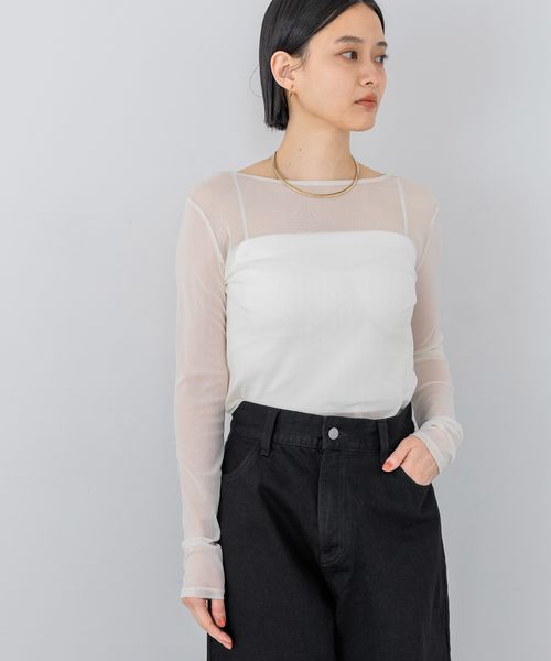 apart by lowrys 【6/25 SALE】チュールタイト_長袖 ナチュラル FREE ウィメンズインナー アパートバイローリーズ 291116 and ST アンドエスティ(旧ドットエスティ) apart by lowrys 【6/25 SALE】チュールタイト_長袖 ナチュラル FREE ウィメンズインナー アパートバイローリーズ 291116 and ST アンドエスティ(旧ドットエスティ)