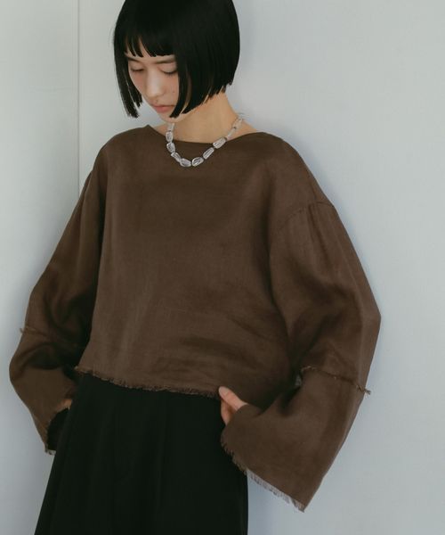 apart by lowrys ルランゼフィールリネンプルオーバー ブラウン FREE ウィメンズインナー アパートバイローリーズ 291619 and ST アンドエスティ(旧ドットエスティ) apart by lowrys ルランゼフィールリネンプルオーバー ブラウン FREE ウィメンズインナー アパートバイローリーズ 291619 and ST アンドエスティ(旧ドットエスティ)