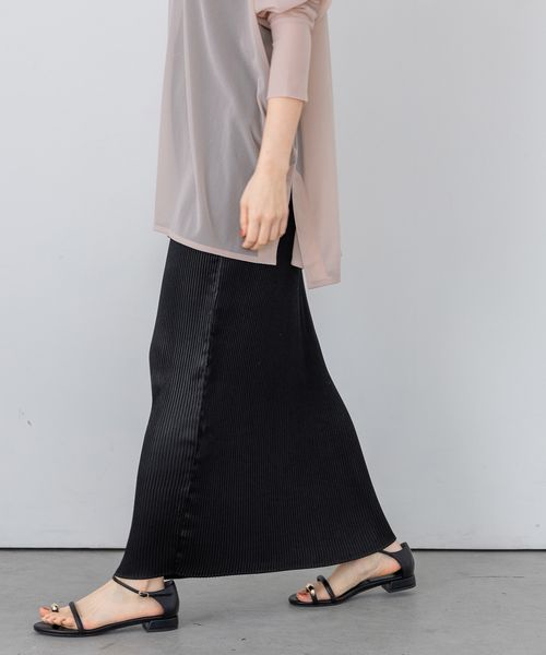 apart by lowrys 【新色追加・人気カラー再入荷】プリーツイージータイトスカート2 ブラック S ウィメンズボトムス アパートバイローリーズ 291631 and ST アンドエスティ(旧ドットエスティ) apart by lowrys 【新色追加・人気カラー再入荷】プリーツイージータイトスカート2 ブラック S ウィメンズボトムス アパートバイローリーズ 291631 and ST アンドエスティ(旧ドットエスティ)