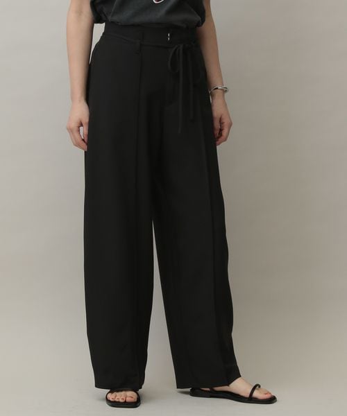 apart by lowrys ピンタックカーブパンツ ブラック M ウィメンズボトムス アパートバイローリーズ 319301 and ST アンドエスティ(旧ドットエスティ) apart by lowrys ピンタックカーブパンツ ブラック M ウィメンズボトムス アパートバイローリーズ 319301 and ST アンドエスティ(旧ドットエスティ)