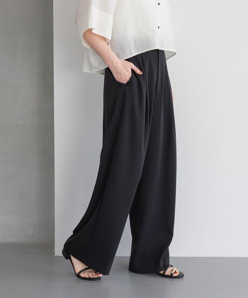 apart by lowrys 【再入荷・洗える】きれいめイージーストレートパンツ ブラック S ウィメンズボトムス アパートバイローリーズ 323291 and ST アンドエスティ(旧ドットエスティ) apart by lowrys 【再入荷・洗える】きれいめイージーストレートパンツ ブラック S ウィメンズボトムス アパートバイローリーズ 323291 and ST アンドエスティ(旧ドットエスティ)