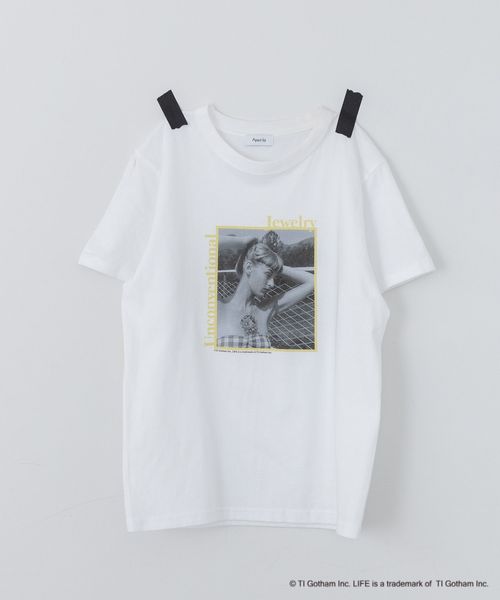 apart by lowrys 【6/25 SALE】【別注】LIFEコンパクトフォトTEE イエロー FREE ウィメンズインナー アパートバイローリーズ 327229 and ST アンドエスティ(旧ドットエスティ) apart by lowrys 【6/25 SALE】【別注】LIFEコンパクトフォトTEE イエロー FREE ウィメンズインナー アパートバイローリーズ 327229 and ST アンドエスティ(旧ドットエスティ)