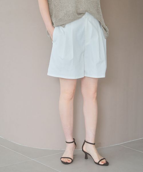 apart by lowrys ドゥースリネンコンショートパンツ オフホワイト M ウィメンズボトムス アパートバイローリーズ 495362 and ST アンドエスティ(旧ドットエスティ) apart by lowrys ドゥースリネンコンショートパンツ オフホワイト M ウィメンズボトムス アパートバイローリーズ 495362 and ST アンドエスティ(旧ドットエスティ)