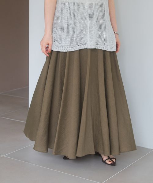 apart by lowrys シアーサーキュラーフレアスカート カーキ M ウィメンズボトムス アパートバイローリーズ 497138 and ST アンドエスティ(旧ドットエスティ) apart by lowrys シアーサーキュラーフレアスカート カーキ M ウィメンズボトムス アパートバイローリーズ 497138 and ST アンドエスティ(旧ドットエスティ)