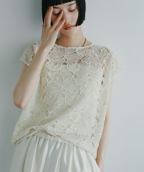apart by lowrys モールレースプルオーバーフレンチスリーブ ベージュ FREE ウィメンズインナー アパートバイローリーズ 498287 and ST アンドエスティ(旧ドットエスティ) apart by lowrys モールレースプルオーバーフレンチスリーブ ベージュ FREE ウィメンズインナー アパートバイローリーズ 498287 and ST アンドエスティ(旧ドットエスティ)