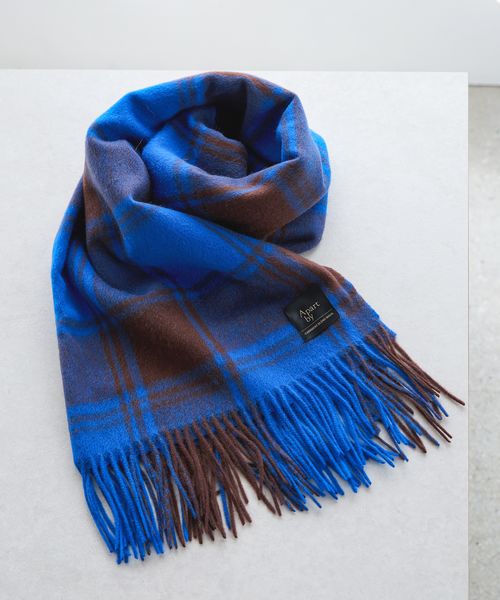 apart by lowrys カシミヤコンチェックストール ブルー FREE ウィメンズグッズ アパートバイローリーズ 572203 and ST アンドエスティ(旧ドットエスティ) apart by lowrys カシミヤコンチェックストール ブルー FREE ウィメンズグッズ アパートバイローリーズ 572203 and ST アンドエスティ(旧ドットエスティ)