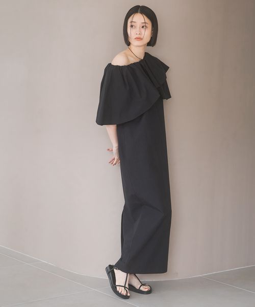 アシメフリルマルチワンピース | [公式]アパートバイ （A part