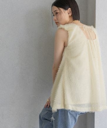 フリンジノースリーブブラウス | [公式]アパートバイ （A part