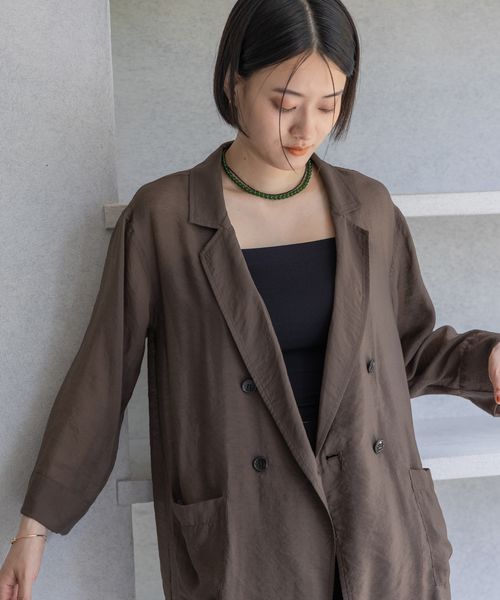 apart by lowrys 【WEB限定】レーヨンナイロンシアーシャツジャケット ブラウン FREE 福袋他 アパートバイローリーズ 576380 and ST アンドエスティ(旧ドットエスティ) apart by lowrys 【WEB限定】レーヨンナイロンシアーシャツジャケット ブラウン FREE 福袋他 アパートバイローリーズ 576380 and ST アンドエスティ(旧ドットエスティ)