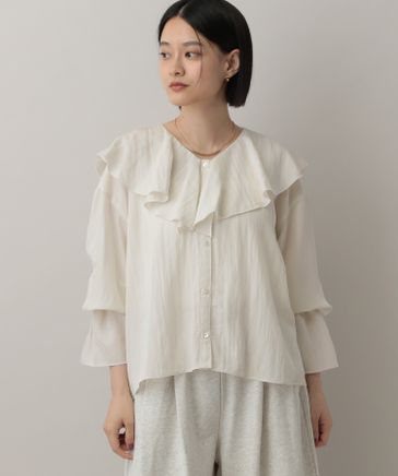 SALE【apart by】ラッフルブラウス ラッフルブラウス（シャツ/ブラウス）｜A part by（アパートバイ