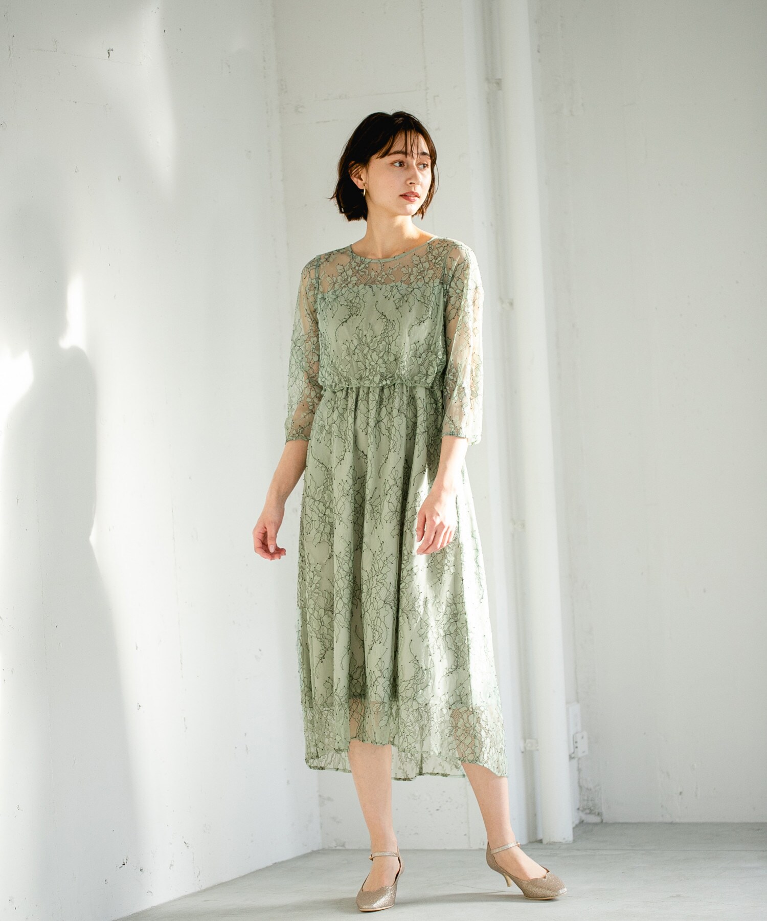 Web限定sale価格 Oc ハイショクレースワンピース 公式 アパートバイローリーズ Apart By Lowrys 通販