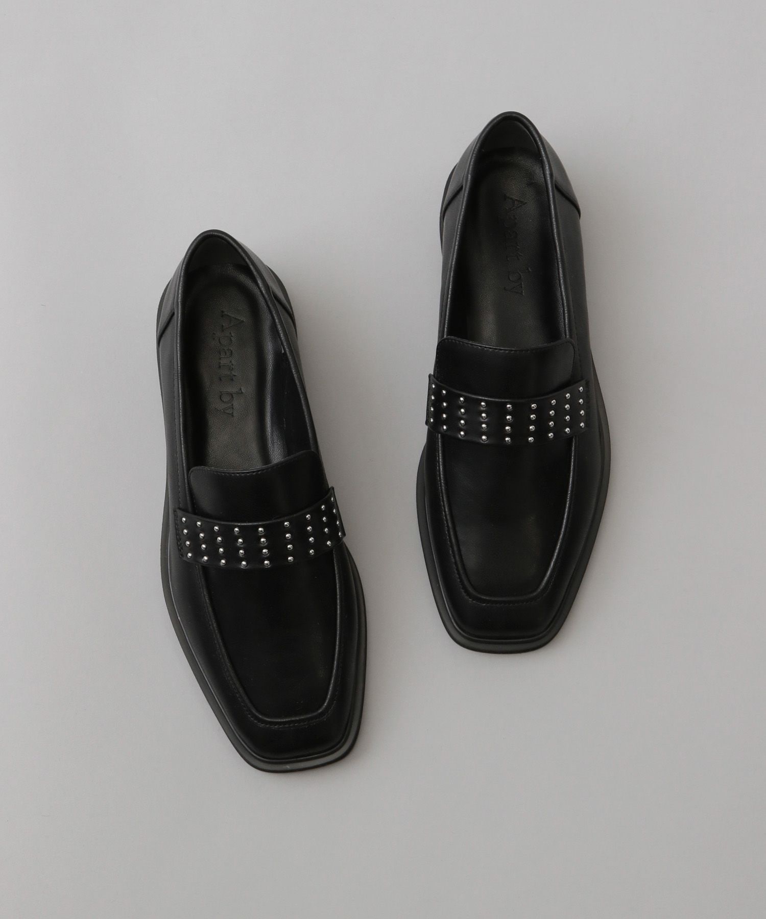 UN3D SQUARE LOAFERS スクエアローファー-