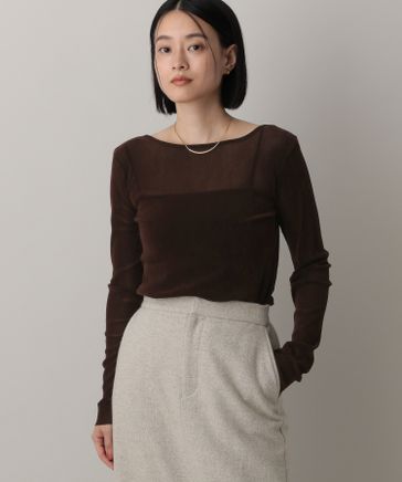 タグ付き新品未使用　アパートバイローリーズ　シアーベロアカットソー シアーベロアカットソー_長袖（Tシャツ/カットソー）｜A part by