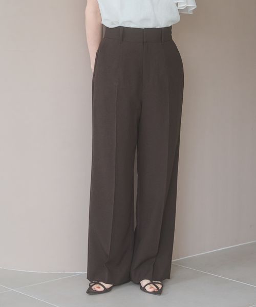 apart by lowrys リネンライクストレートパンツ ブラウン M ウィメンズボトムス アパートバイローリーズ 992217 and ST アンドエスティ(旧ドットエスティ) apart by lowrys リネンライクストレートパンツ ブラウン M ウィメンズボトムス アパートバイローリーズ 992217 and ST アンドエスティ(旧ドットエスティ)