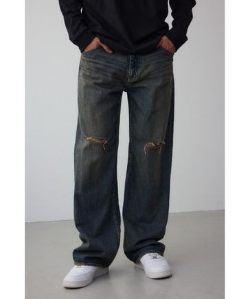 AZUL DENIM クラッシュヴィンテージワイド | [公式]AZUL BY MOUSSY