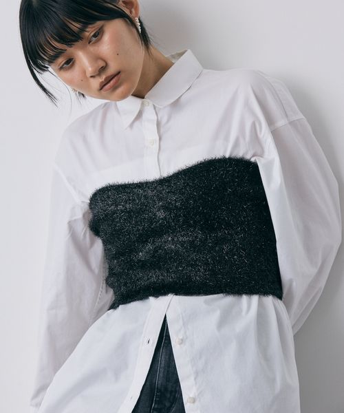 BABYLONE 【81BRANCA】グリッタービスチェ シルバー FREE ウィメンズインナー_セレクト バビロン 118049 and ST アンドエスティ(旧ドットエスティ) BABYLONE 【81BRANCA】グリッタービスチェ シルバー FREE ウィメンズインナー_セレクト バビロン 118049 and ST アンドエスティ(旧ドットエスティ)