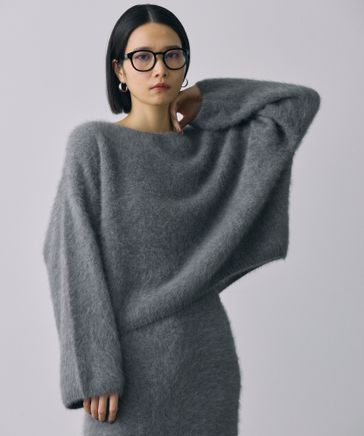 楽天市場】【SALE／30%OFF】FOXカシミヤ2WAYプルオーバー BABYLONE バビロン トップス ニット ホワイト ピンク ブラウン ブルー  パープル【RBA_E】【送料無料】[Rakuten Fashion] : BABYLONE