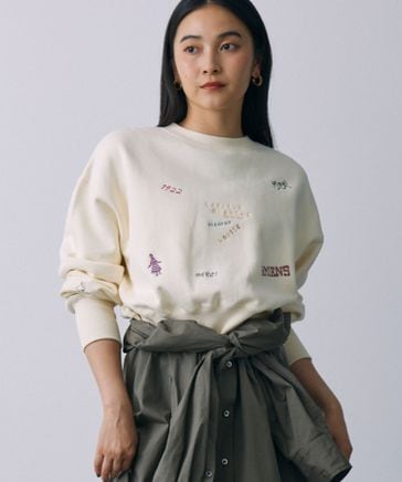 La Hutte】＜別注＞刺繍スウェット | [公式]バビロン（BABYLONE）通販