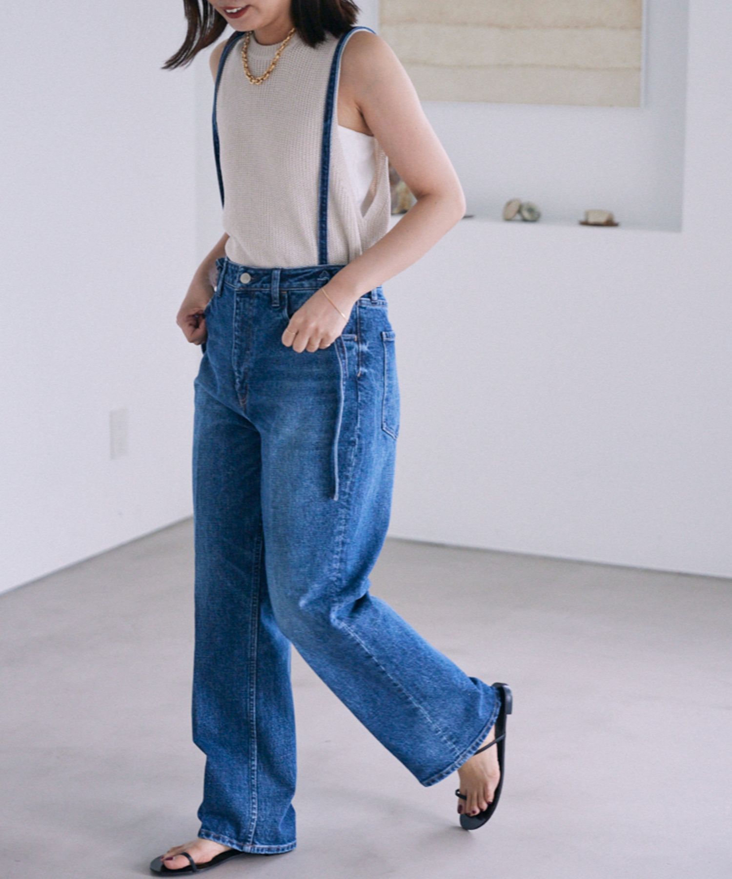 【Healthy denim】Oliveサロペット FREE(26)