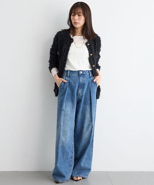 後藤晴菜さん紹介アイテム】デニムタックパンツ | [公式]バビロン 
