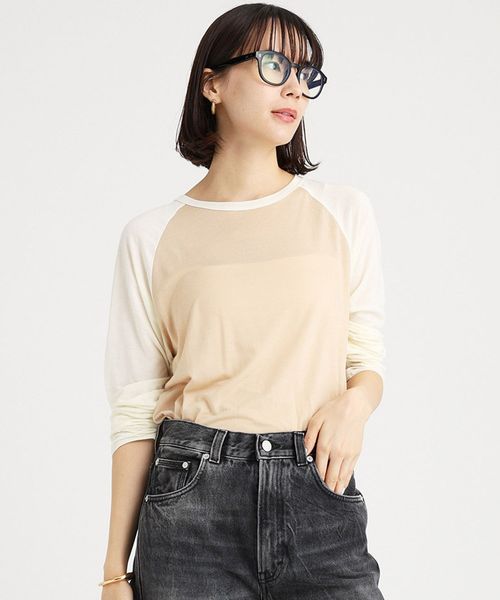 BABYLONE 【81BRANCA】ラグランロングスリーブ ブラウン FREE ウィメンズインナー_セレクト バビロン 248682 and ST アンドエスティ(旧ドットエスティ) BABYLONE 【81BRANCA】ラグランロングスリーブ ブラウン FREE ウィメンズインナー_セレクト バビロン 248682 and ST アンドエスティ(旧ドットエスティ)