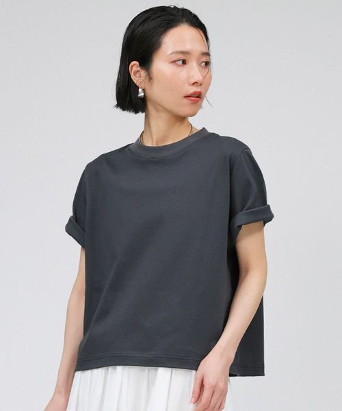 BABYLONE コンパクトスムースTシャツ チャコールグレー 36インチ ウィメンズインナー バビロン 324383 and ST アンドエスティ(旧ドットエスティ) BABYLONE コンパクトスムースTシャツ チャコールグレー 36インチ ウィメンズインナー バビロン 324383 and ST アンドエスティ(旧ドットエスティ)