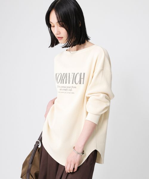 BABYLONE 【81BRANCA】<別注>2way waffle T ライトグレー FREE ウィメンズインナー_セレクト バビロン 326468 and ST アンドエスティ(旧ドットエスティ) BABYLONE 【81BRANCA】<別注>2way waffle T ライトグレー FREE ウィメンズインナー_セレクト バビロン 326468 and ST アンドエスティ(旧ドットエスティ)