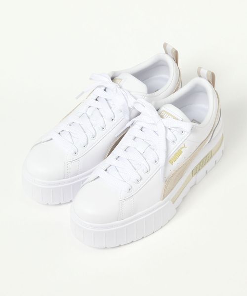 BABYLONE 【PUMA】メイズ レザー スニーカー ウィメンズ ブラウン ウィメンズグッズ_サブ バビロン 326650 and ST アンドエスティ(旧ドットエスティ) BABYLONE 【PUMA】メイズ レザー スニーカー ウィメンズ ブラウン ウィメンズグッズ_サブ バビロン 326650 and ST アンドエスティ(旧ドットエスティ)