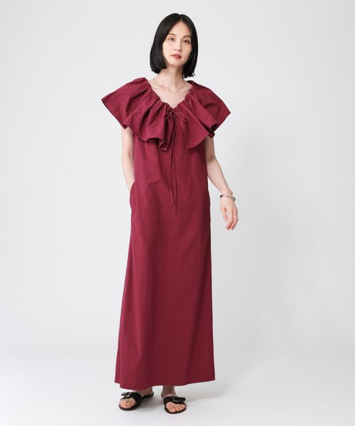 BABYLONE 【柳橋唯さんコラボアイテム】マルチWAYキャミワンピース ボルドー 34インチ ウィメンズワンピース&チュニック バビロン 329709 and ST アンドエスティ(旧ドットエスティ) BABYLONE 【柳橋唯さんコラボアイテム】マルチWAYキャミワンピース ボルドー 34インチ ウィメンズワンピース&チュニック バビロン 329709 and ST アンドエスティ(旧ドットエスティ)