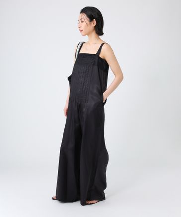【美品】バビロン 24SS オックスホルタータックパンツ オールインワン F 美品】バビロン 24SS オックスホルタータックパンツ