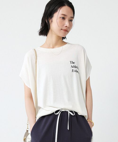 BABYLONE 【RUSSELL ATHLETIC】<別注>Tシャツ ライトグレー FREE ウィメンズインナー_セレクト バビロン 459761 and ST アンドエスティ(旧ドットエスティ) BABYLONE 【RUSSELL ATHLETIC】<別注>Tシャツ ライトグレー FREE ウィメンズインナー_セレクト バビロン 459761 and ST アンドエスティ(旧ドットエスティ)